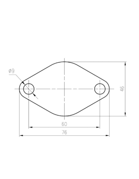 EGR paplāksne 1.9 TDI AFN AVG 1Z AHU AHH AFF ABL